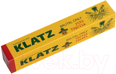Зубная паста Klatz Brutal Only Чистая текила (75мл)