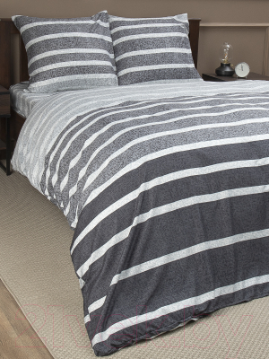 Комплект постельного белья Amore Mio Мако-сатин Area Микрофибра 2сп 36717 / 93874 (белый/черный/серый)