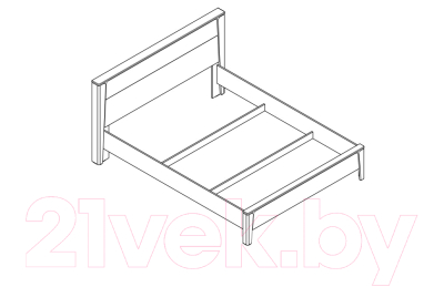 Каркас кровати Мебельград Мальта 140x200 (таксония)