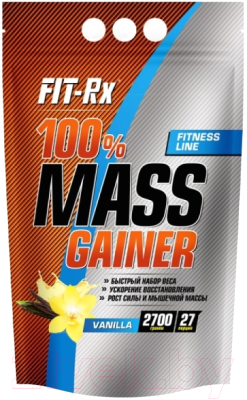 Гейнер FIT-Rx 100% Mass Gainer (2700г, ваниль)