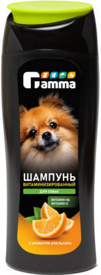 Шампунь для животных Gamma Витаминизированный для собак / 10592011 (400мл)