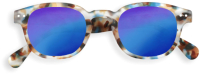 Очки солнцезащитные Izipizi Adult C +0 SLMSCC30-00 (голубо-черепаховый/зеркальный) - 
