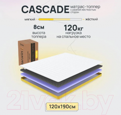 Наматрасник ортопедический Darwin Cascade 90x200