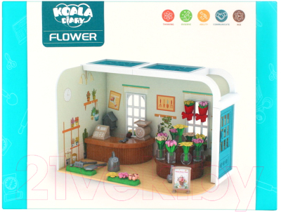 Кукольный домик Darvish Flower / DV-T-2911