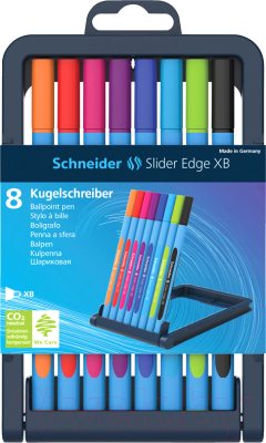 Набор шариковых ручек Schneider Slider Edge / 152279 (8шт)