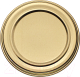 Миниатюра изображения товара Крышка для закатки Полинка СКО-I82 металлическая золотая для стеклянных банок