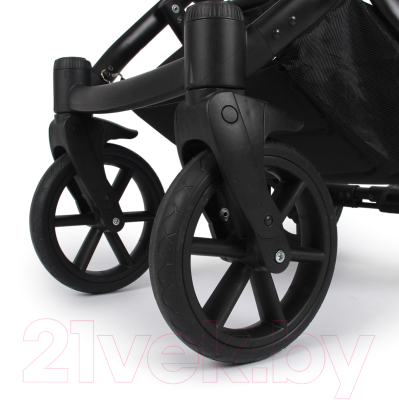 Детская универсальная коляска Bexa Ideal 2 в 1 (ID 11, черный/черная кожа)