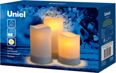 Набор электронных свечей Uniel Candle Set3 UL-00009381 / USL-S-816/PT150