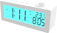 Настольные часы Ritmix CAT-111 (белый) - 