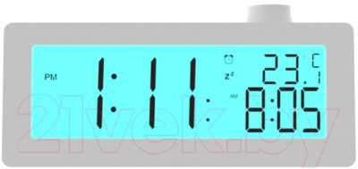 Настольные часы Ritmix CAT-111 (белый)