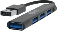 USB-хаб Ritmix CR-4400 (Metal) - 