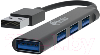 USB-хаб Ritmix CR-4400 (Metal)