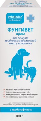 Спрей для лечения грибковых заболеваний у животных Пчелодар Фунгивет крем для лечения грибковых заболеваний (100мл) - 