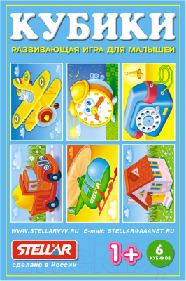 Изображение товара Развивающая игра Stellar Кубики-картинки №22 / 00822