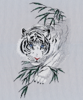 Набор для вышивания Овен Белый тигр / 1438В - 