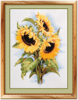 

Набор для вышивания Овен, Букет подсолнухов / 262В