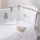 Комплект постельный для малышей Perina Teddy Love / ТЛ2.140-01.12 (песочный) - 