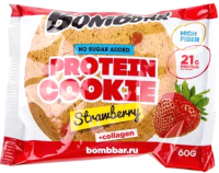 

Протеиновое печенье Bombbar, Protein Cookie Клубника