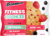 

Протеиновое печенье Bombbar, Fitness Cookie Ягодный микс