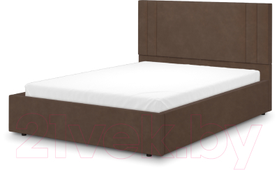 Полуторная кровать Аквилон Мирта 14 ПМ (конфетти шоколад)