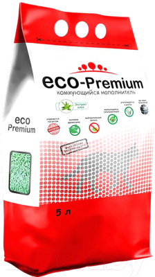 Наполнитель для туалета Eco-Premium Алоэ (5л, 1.9кг)