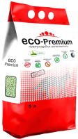 Наполнитель для туалета Eco-Premium Зеленый чай (5л, 1.9кг) - 
