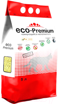 Наполнитель для туалета Eco-Premium Ромашка (5л, 1.9кг)