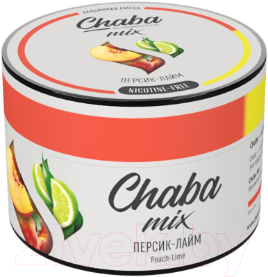 Смесь для кальяна Chaba Peach-Lime Nicotine Free / 785 (50г)