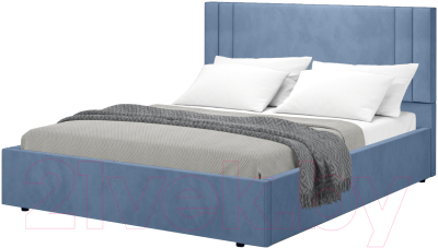 Двуспальная кровать Аквилон Мирта 16 ПМ (конфетти стоун блю)