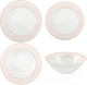 Набор столовой посуды Arya Elegant Pearl / 8680943214447 (белый) - 
