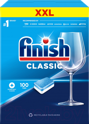Таблетки для посудомоечных машин Finish Classic  (100шт)