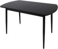 Обеденный стол Listvig Винер GR 120-152x70 (черный) - 