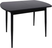 Обеденный стол Listvig Винер Mini R 94-126x64 (черный) - 