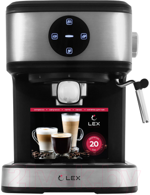 Кофеварка эспрессо Lex LXCM 3502-1 (черный)