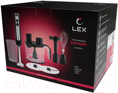 Блендер погружной Lex LX-10011-1 (черный)