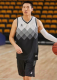 Баскетбольная форма Kelme Basketball Clothes / 8052LB1001-003 (S, черный/белый) - 