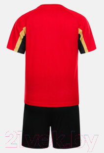 Футбольная форма Kelme Short-Sleeved Football Suit / 8251ZB3002-600 (р.120, красный/черный)