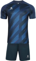 Футбольная форма Kelme Short Sleeve Football Suit / 8151ZB1005-471 (2XL, темно-синий) - 