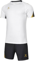 Футбольная форма Kelme Short-Sleeved Football Suit / 8151ZB1004-100 (4XL, белый) - 