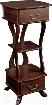 Консольный столик Мебелик Берже 14 (темно-коричневый)