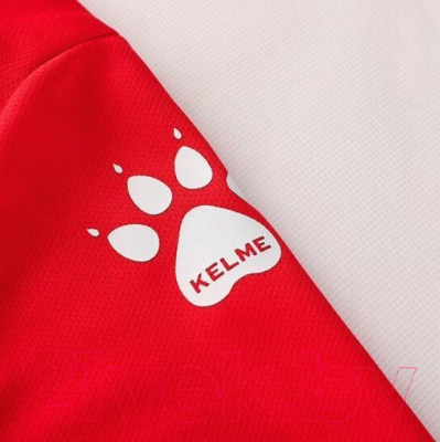 Футбольная форма Kelme Short-Sleeved Football Suit / 8151ZB1006-600 (4XL, красный/черный)