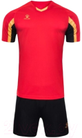 Футбольная форма Kelme Short-Sleeved Football Suit / 8251ZB1002-600 (2XL, красный) - 