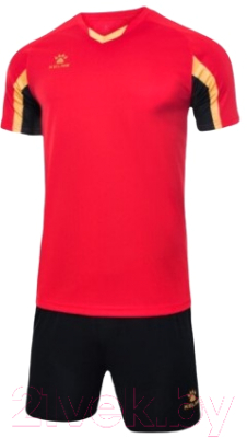 Футбольная форма Kelme Short-Sleeved Football Suit / 8251ZB1002-600 (XS, красный)