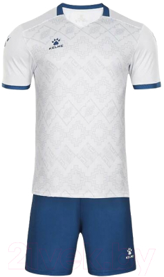 Футбольная форма Kelme Short-Sleeved Football Suit / 8151ZB1006-100 (2XL, белый)