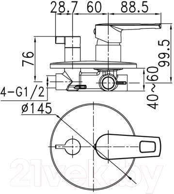 Смеситель IDDIS RUNSB00i67