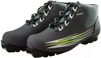 Ботинки для беговых лыж Atemi А300 Green NNN (р-р 39)