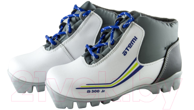 Ботинки для беговых лыж Atemi А300 Jr White NNN (р-р 32)