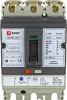 Выключатель автоматический EKF ВА-99С Compact NS 3Р 100/80А 36кА / mccb99C-100-80 - 
