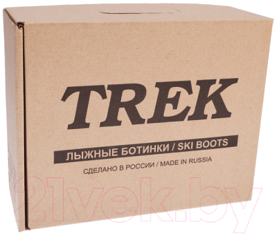 Ботинки для беговых лыж TREK Snowrock 2 NNN (белый/синий, р-р 31)