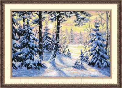 Набор для вышивания Овен Зимний лес / 698В
